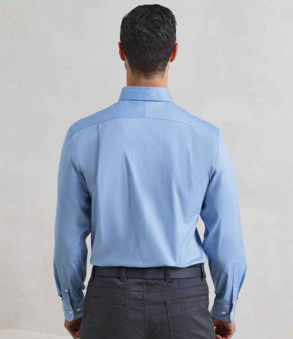 Premier Premier Supreme Long Sleeve Oxford Shirt Oxford Blue