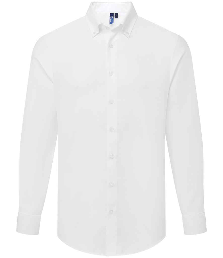 Premier Premier Supreme Long Sleeve Oxford Shirt White