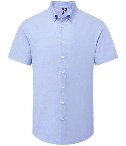 Premier Premier Supreme Short Sleeve Oxford Shirt Oxford Blue
