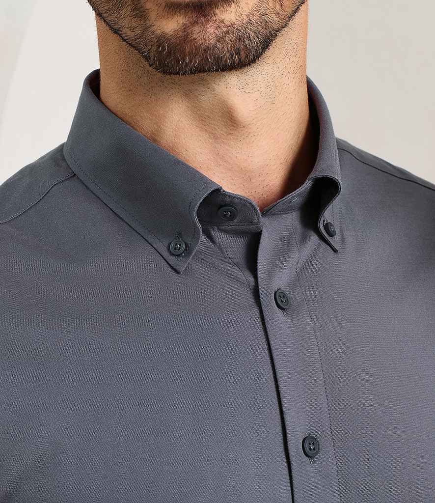 Premier Premier Supreme Short Sleeve Oxford Shirt Steel