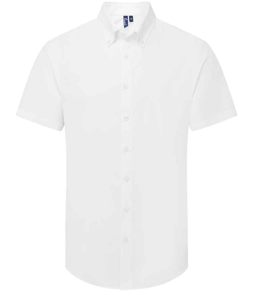 Premier Supreme Short Sleeve Oxford Shirt in White