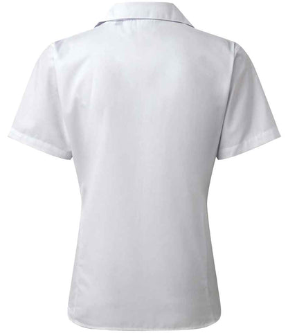 Premier Ladies Short Sleeve Poplin Blouse