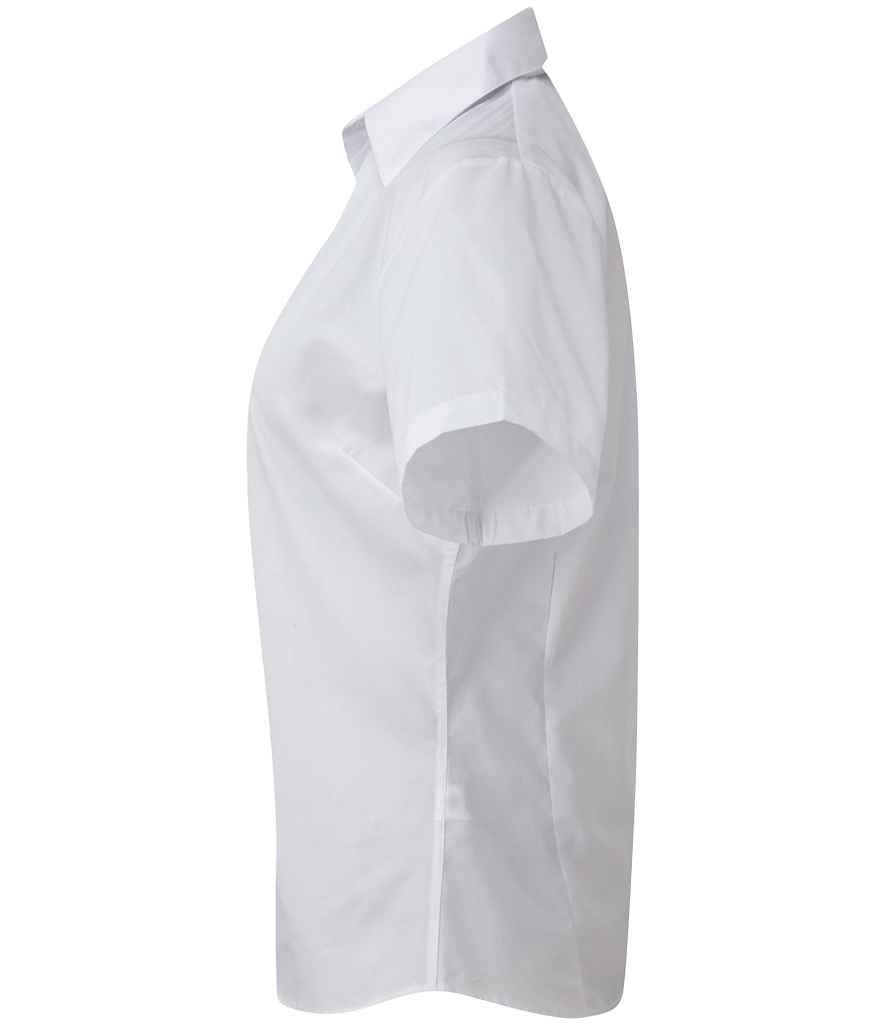 Premier Ladies Short Sleeve Poplin Blouse