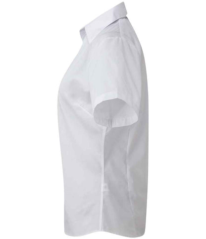 Premier Ladies Short Sleeve Poplin Blouse