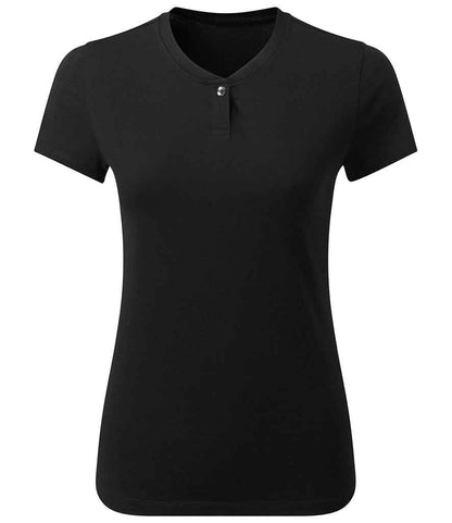 Premier Premier Ladies Cotton Rich Comis T-Shirt Black