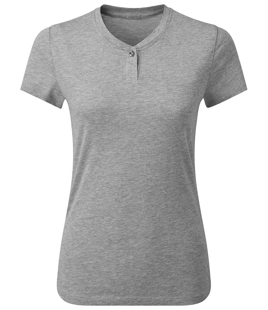 Premier Premier Ladies Cotton Rich Comis T-Shirt Grey Marl