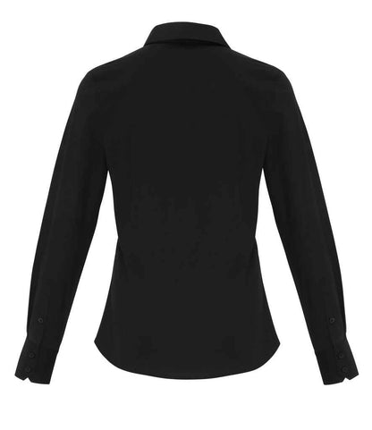 Premier Ladies Long Sleeve Stretch Fit Poplin Shirt