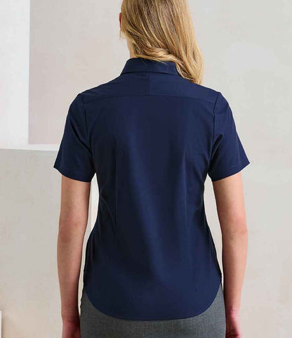 Premier Ladies Supreme Short Sleeve Oxford Shirt - model image