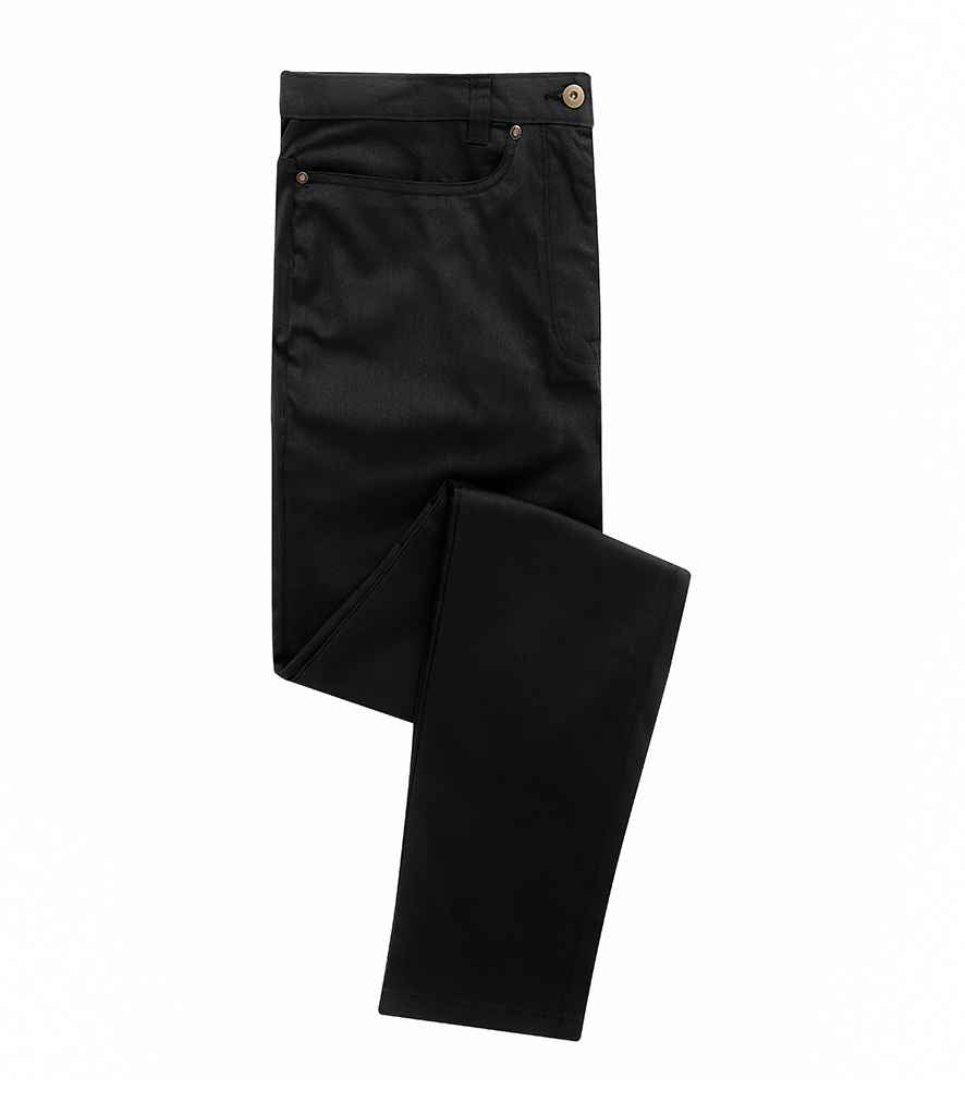 Premier Performance Chino Jeans in Black
