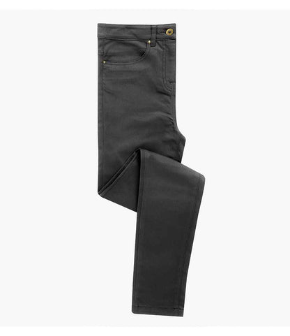 Premier Ladies Performance Chino Jeans in Charcoal