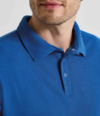 Premier Premier Stud Piqué Polo Shirt Royal Blue