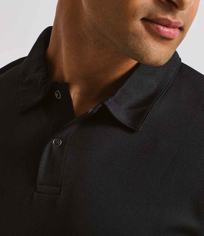 Premier Premier Coolchecker® Stud Piqué Polo Shirt Black