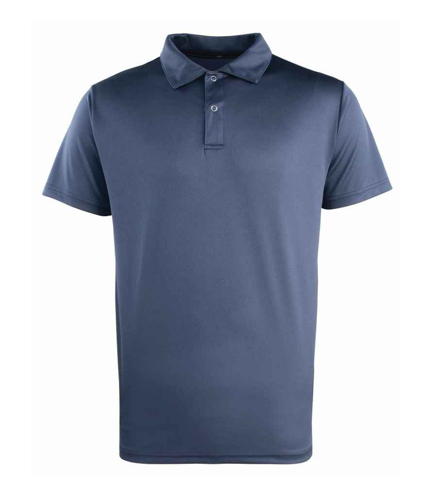 Premier Premier Coolchecker® Stud Piqué Polo Shirt Navy