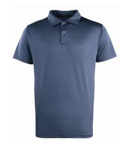 Premier Premier Coolchecker® Stud Piqué Polo Shirt Navy