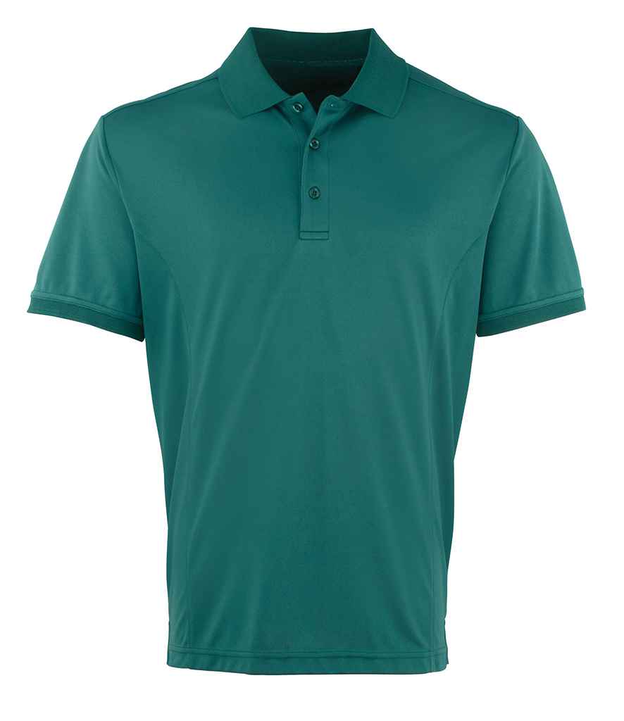 Premier Premier Coolchecker® Piqué Polo Shirt Bottle Green