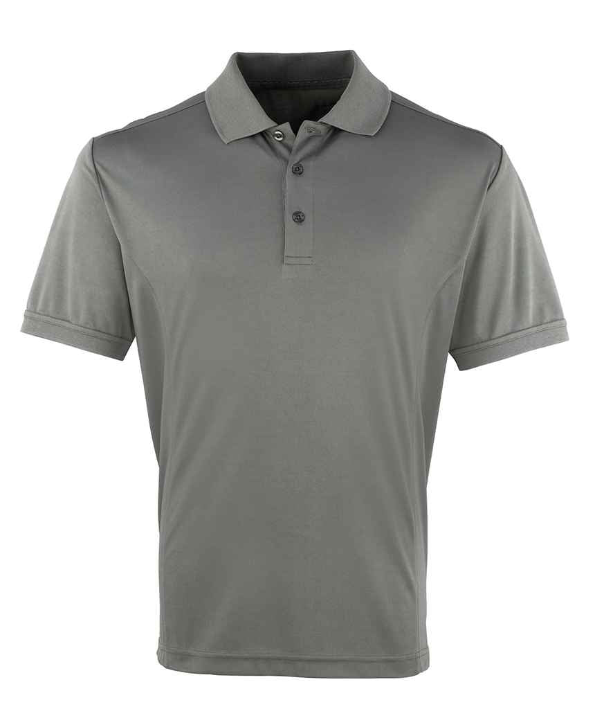 Premier Premier Coolchecker® Piqué Polo Shirt Dark Grey