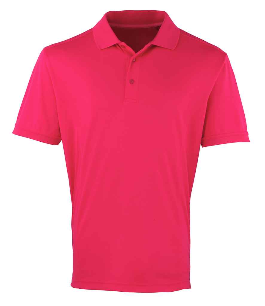 Premier Premier Coolchecker® Piqué Polo Shirt Hot Pink
