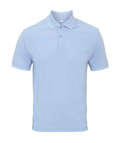 Premier Premier Coolchecker® Piqué Polo Shirt Light Blue