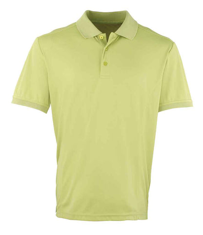 Premier Premier Coolchecker® Piqué Polo Shirt Lime Green