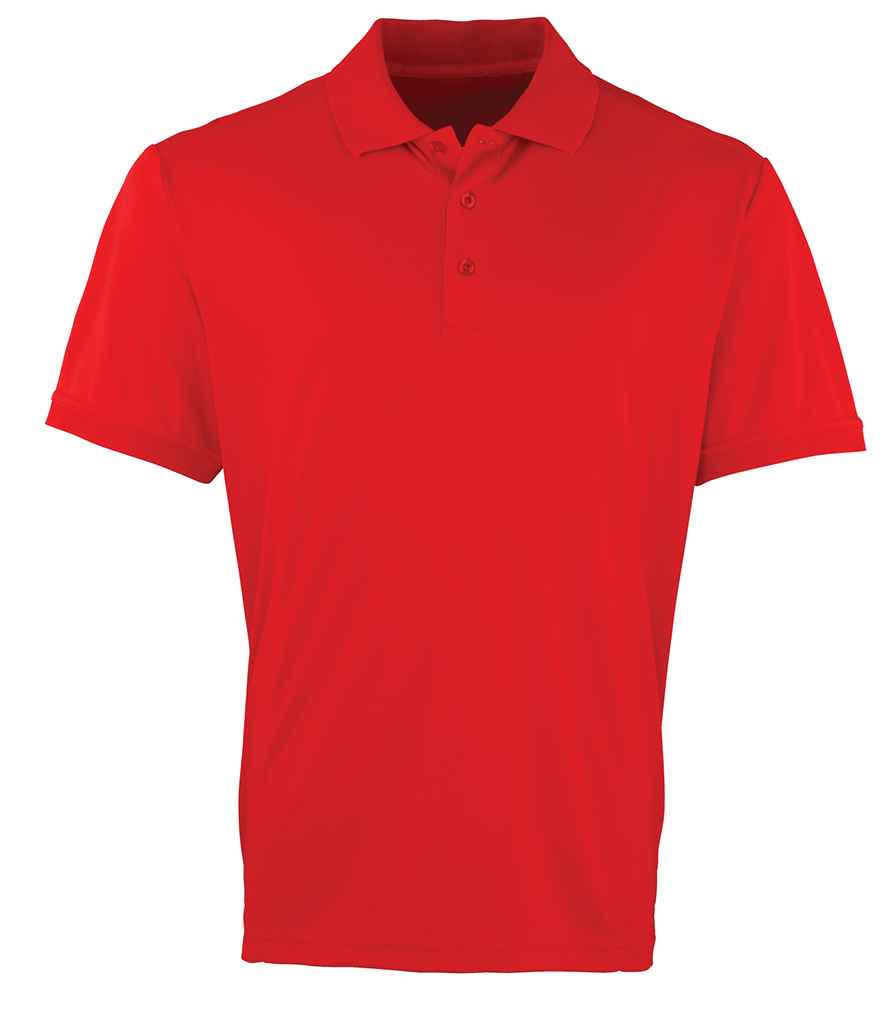 Premier Premier Coolchecker® Piqué Polo Shirt Red