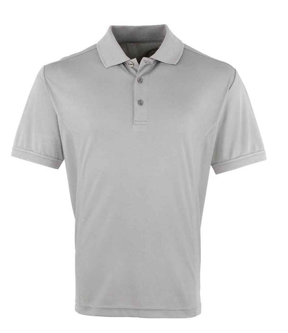 Premier Premier Coolchecker® Piqué Polo Shirt Silver