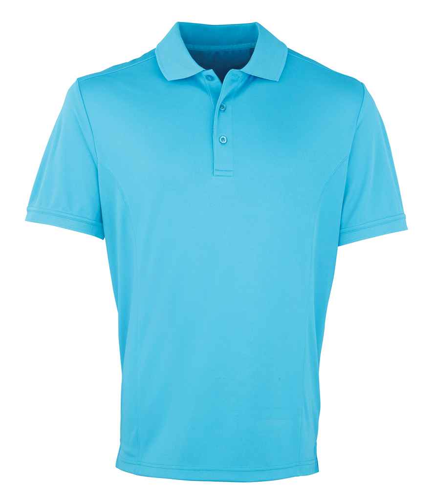 Premier Premier Coolchecker® Piqué Polo Shirt Turquoise Blue