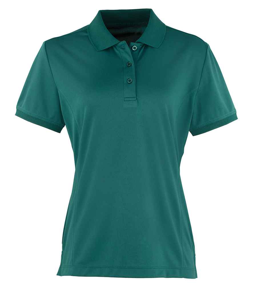 Premier Premier Ladies Coolchecker® Piqué Polo Shirt Bottle Green
