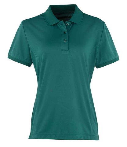 Premier Premier Ladies Coolchecker® Piqué Polo Shirt Bottle Green