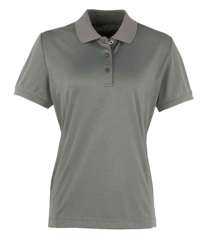 Premier Premier Ladies Coolchecker® Piqué Polo Shirt Dark Grey
