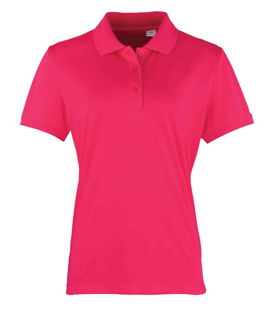 Premier Premier Ladies Coolchecker® Piqué Polo Shirt Hot Pink