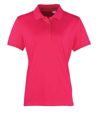 Premier Premier Ladies Coolchecker® Piqué Polo Shirt Hot Pink