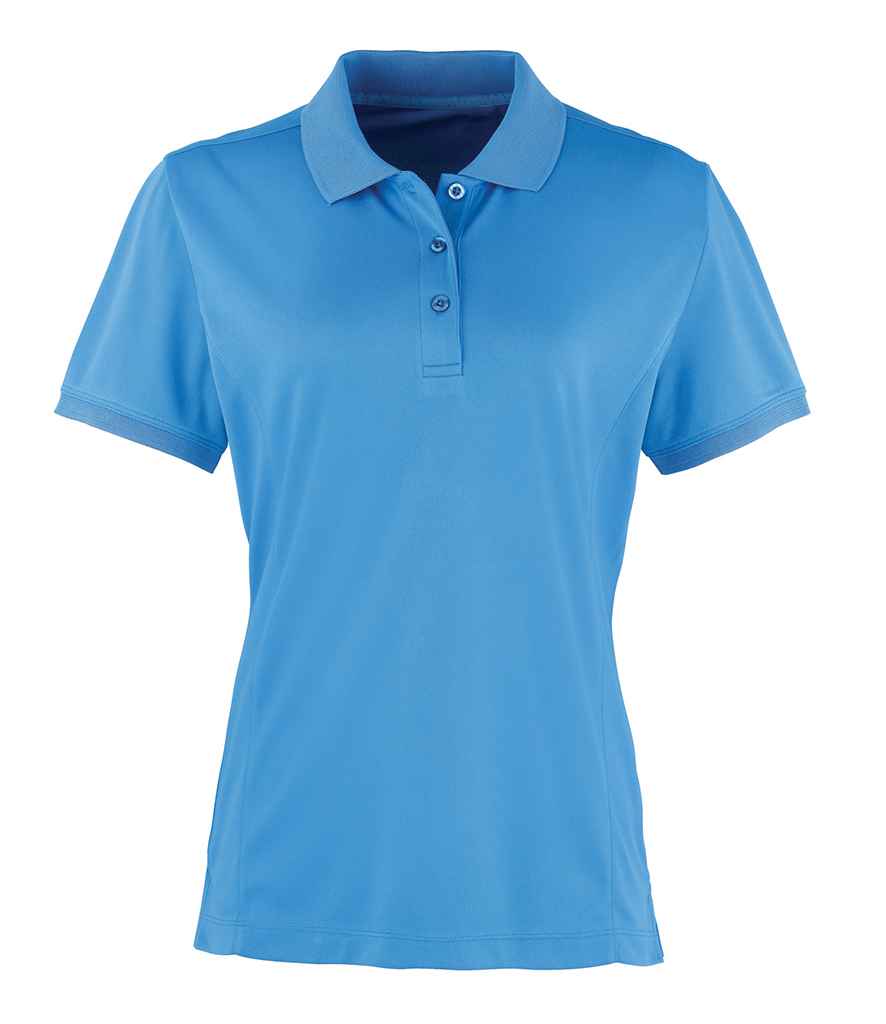 Premier Premier Ladies Coolchecker® Piqué Polo Shirt Sapphire Blue