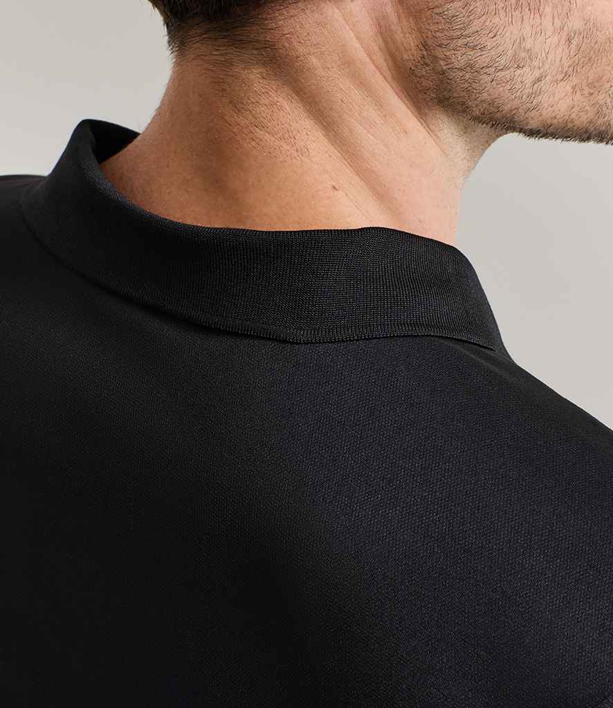 Premier Long Sleeve Coolchecker® Piqué Polo Shirt - model image