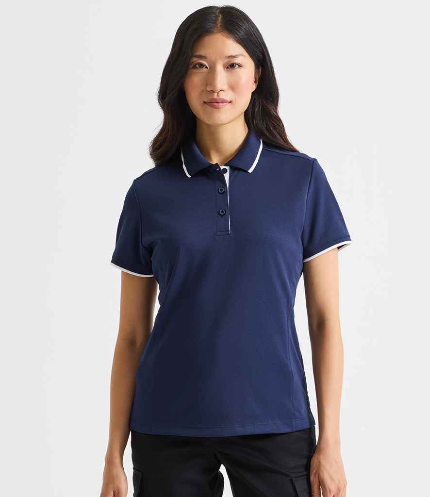 Premier Ladies Contrast Coolchecker® Piqué Polo Shirt