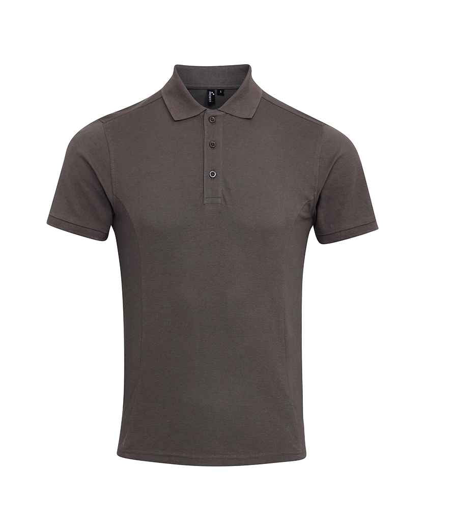 Premier Premier Coolchecker® Plus Piqué Polo Shirt Dark Grey