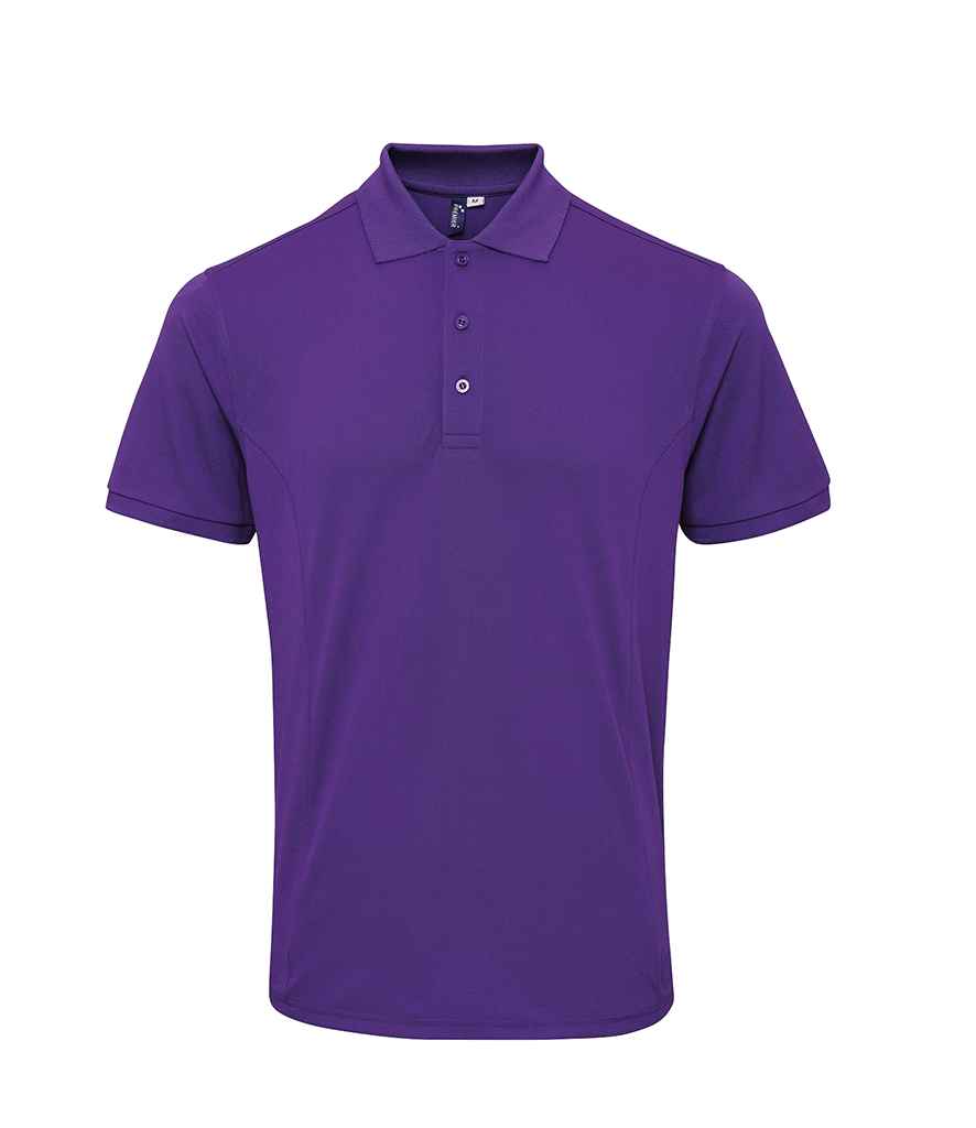 Premier Premier Coolchecker® Plus Piqué Polo Shirt Purple