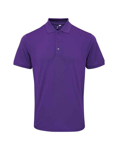 Premier Premier Coolchecker® Plus Piqué Polo Shirt Purple