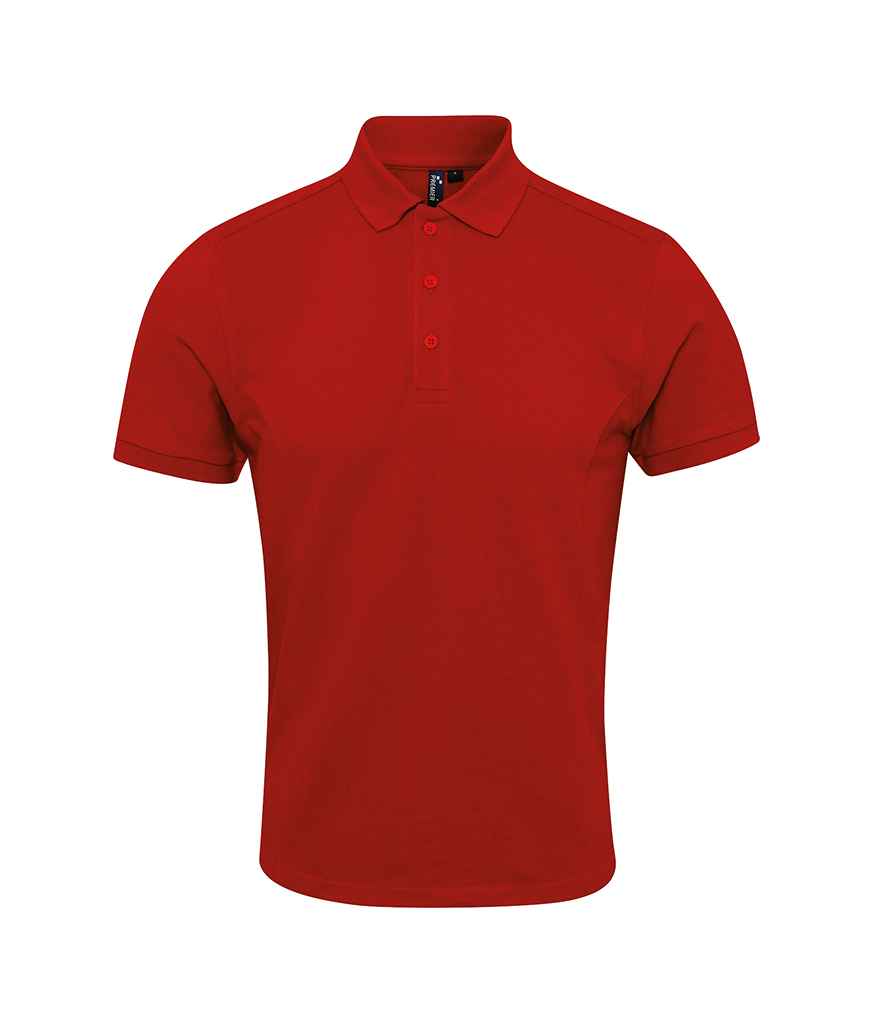 Premier Coolchecker® Plus Piqué Polo Shirt in Red