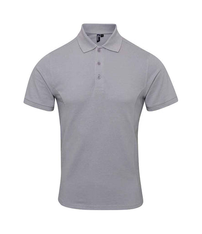 Premier Premier Coolchecker® Plus Piqué Polo Shirt Silver