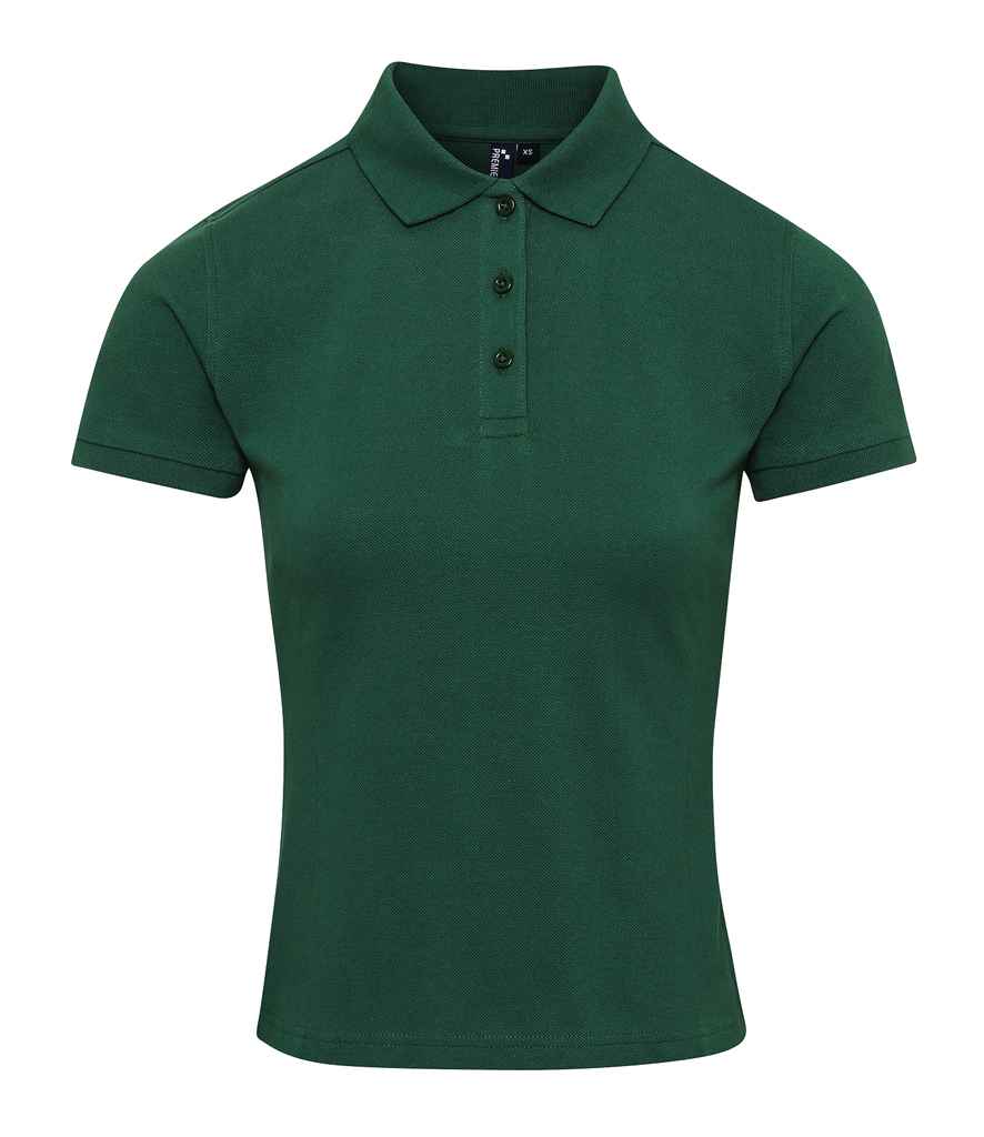 Premier Premier Ladies Coolchecker® Plus Piqué Polo Shirt Bottle Green