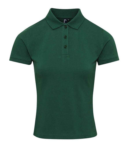 Premier Premier Ladies Coolchecker® Plus Piqué Polo Shirt Bottle Green