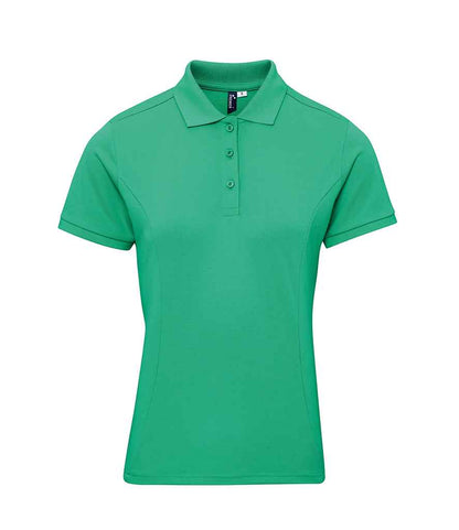 Premier Premier Ladies Coolchecker® Plus Piqué Polo Shirt Kelly Green
