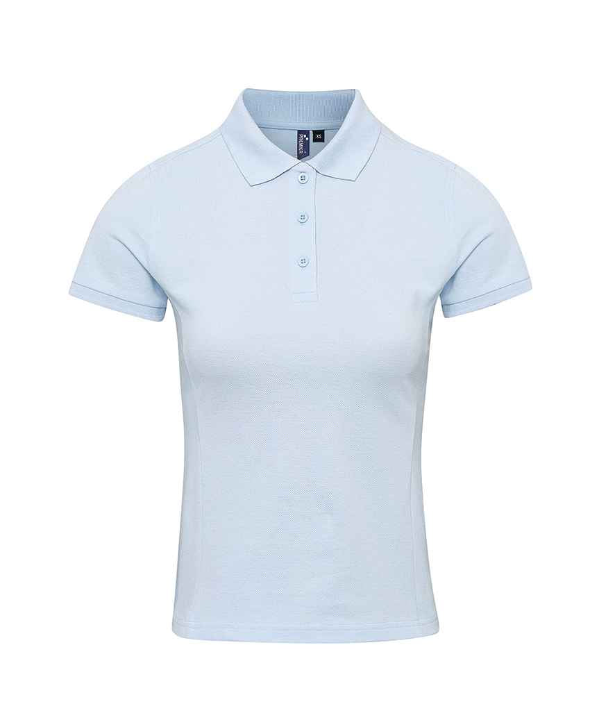 Premier Premier Ladies Coolchecker® Plus Piqué Polo Shirt Light Blue