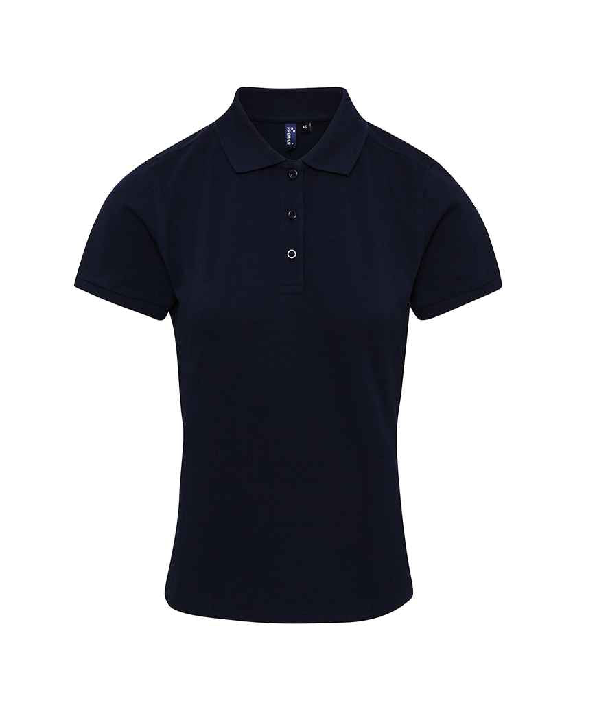 Premier Premier Ladies Coolchecker® Plus Piqué Polo Shirt Navy