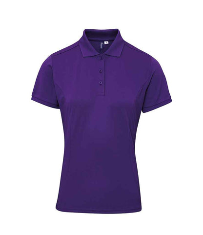 Premier Premier Ladies Coolchecker® Plus Piqué Polo Shirt Purple