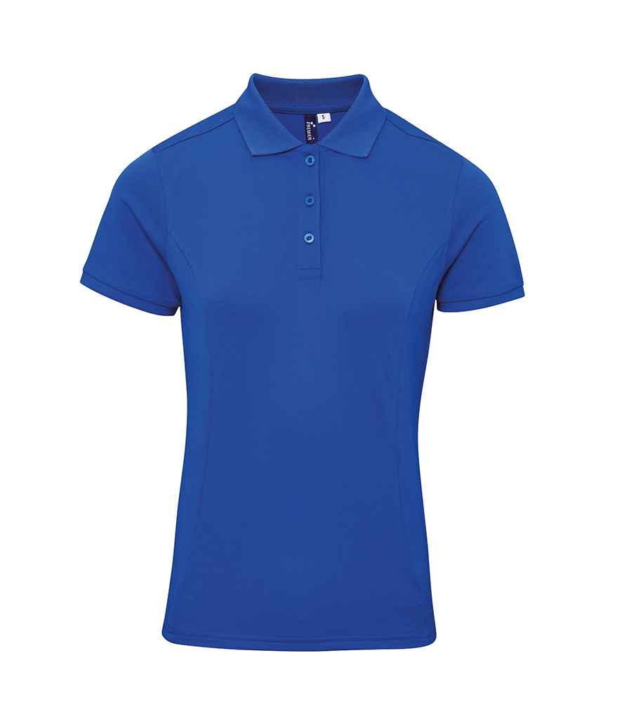 Premier Premier Ladies Coolchecker® Plus Piqué Polo Shirt Royal Blue