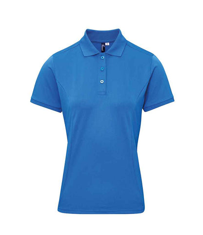 Premier Premier Ladies Coolchecker® Plus Piqué Polo Shirt Sapphire Blue