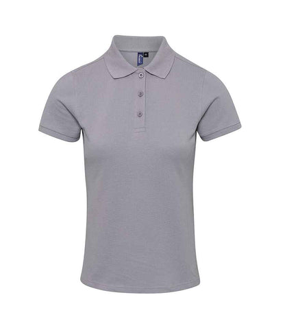 Premier Premier Ladies Coolchecker® Plus Piqué Polo Shirt Silver