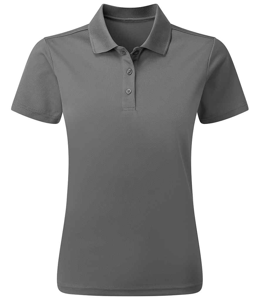 Premier Premier Ladies Spun Dyed Recycled Polo Shirt Dark Grey