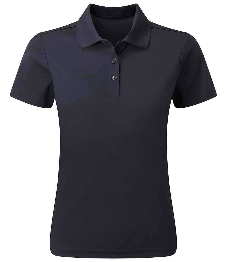 Premier Ladies Spun Dyed Recycled Polo Shirt in French Navy